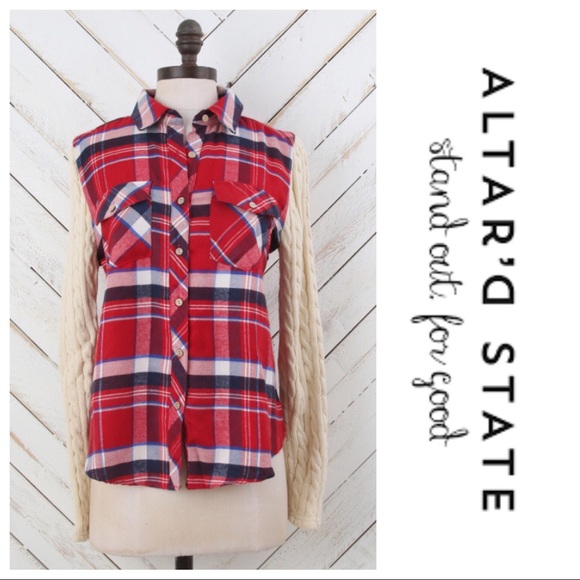 Altar'd State Tops - 🔥 3 For $15🔥 Altar’d State Lumbar Jack Top